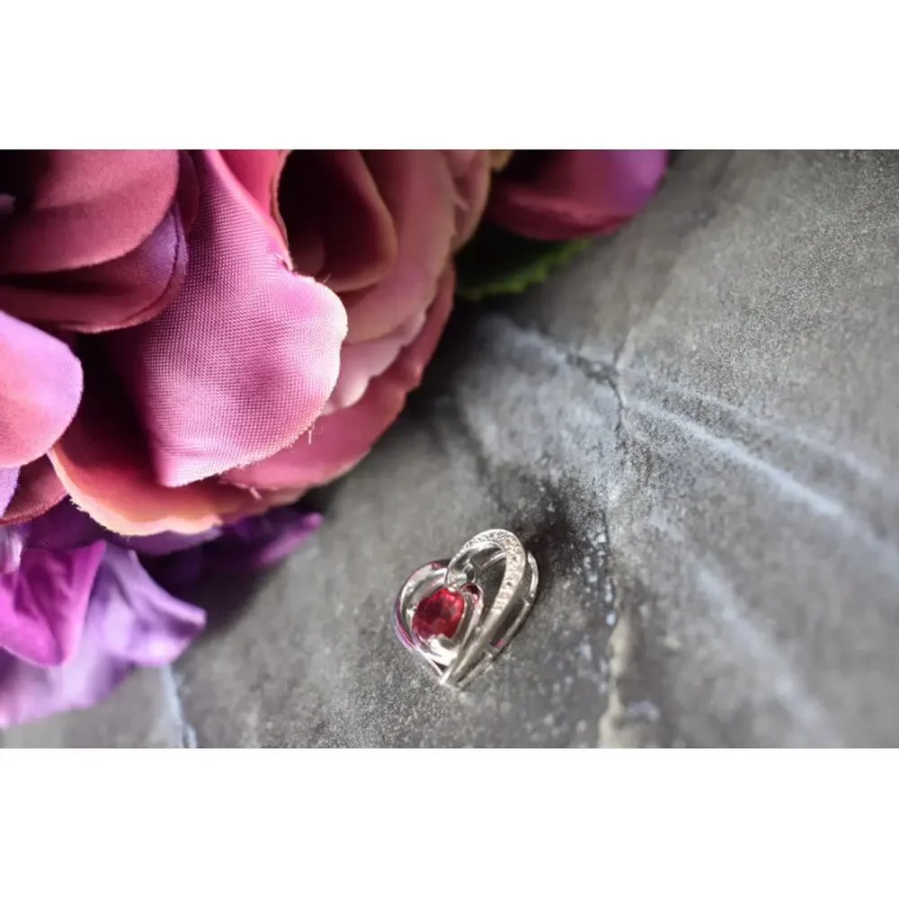 925 STERLING SILVER SPINEL & CZ 
